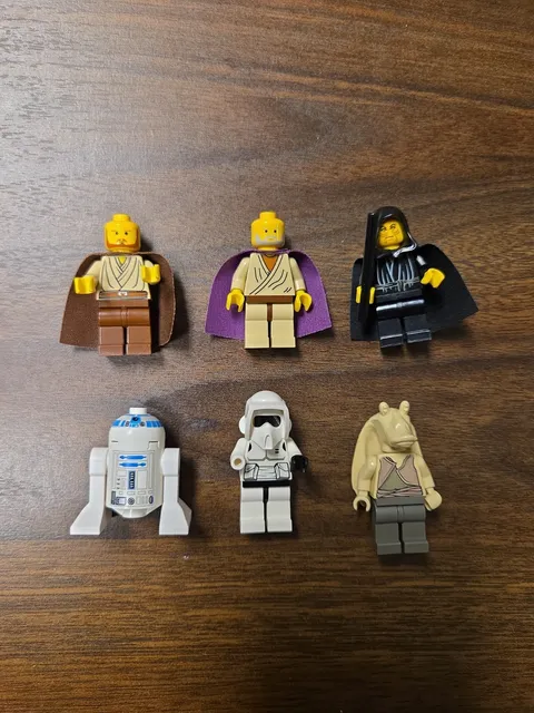 LEGO Star Wars Minifigures Lot of 6 Star Wars Characters Read Description