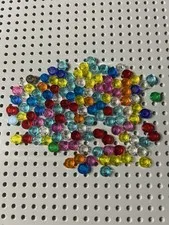 LEGO 1x1 Round Tile 98138 Transparent Mixed Colors Bulk Lot 125 Dots Parts