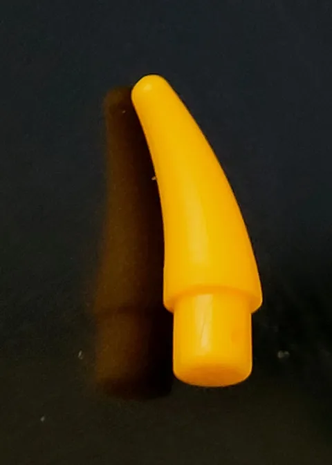 LEGO BRIGHT LIGHT ORANGE 53451 Barb / Claw / Horn / Tooth - Small𒁂 1pc