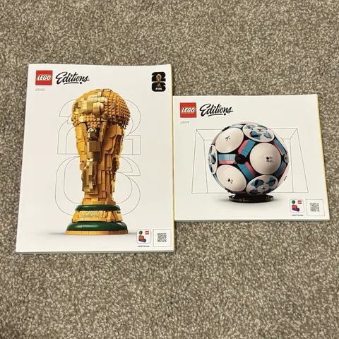 Lego Instruction Booklet Manual Lot Of 2 - Editions - FIFA World Cup 43019 43020