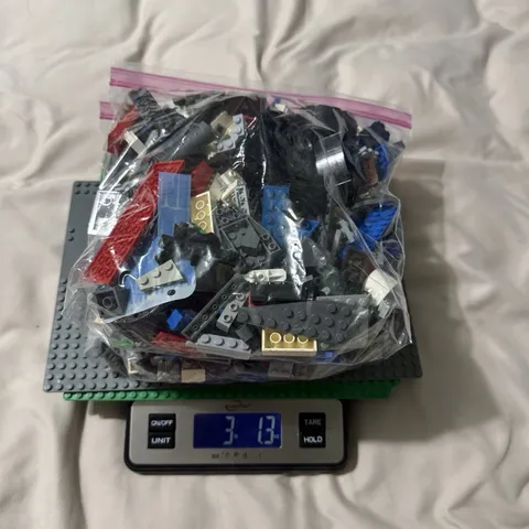 LEGO Mixed Parts Lot 3 lb+ Bricks Plates Minifigure Weapons Accessories Bulk