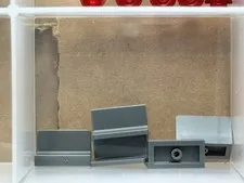 LEGO Parts - Dark Bluish Gray Panel 1 x 2 x 1 - No 4865b - QTY 5
