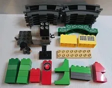 LEGO DUPLO 3353 Spencer & Sir Topham Hatt Incomplete Train Set Full Track