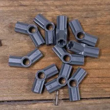LEGO 32192 42156 Dk Bluish Gray Technic, Axle and Pin Connector Angled #4 Qty 10
