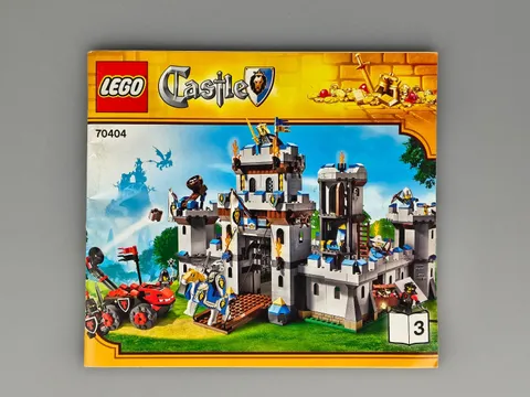 🩵 LEGO Castle 70404 - Great Royal Castle - Instructions No. 3 - Instruction 🩵