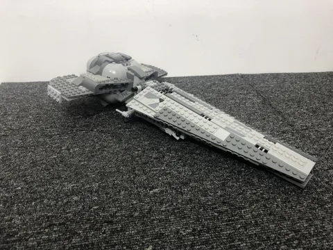 Lego 7961 Star Wars Darth Maul's Sith Infiltrator Ship Build Only 80% complete