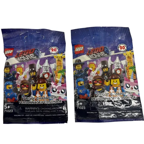 Lego The Movie Series 2 71023 Collectible Minifigure Bags Lot of 2 Opened #7 #15
