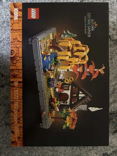 LEGO® Icons Autumn Cottage Garden 11372 , 1102 Pcs/pzs Sealed ✅