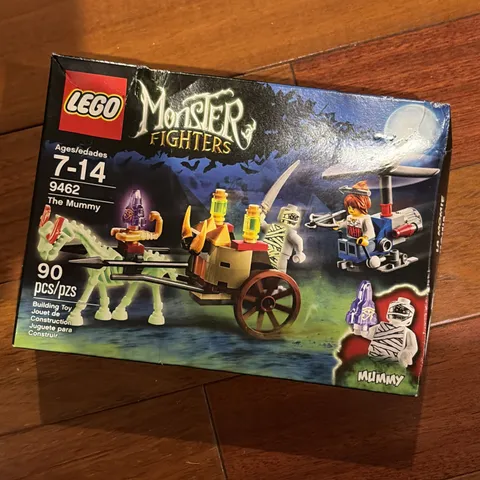 New Sealed Lego Monster Fighters 9462 Mummy With Carriage Rare Box Damage