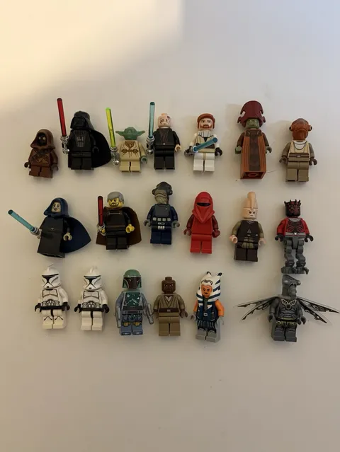 HUGE LEGO Star Wars Minifigures Lot Very Good Condition And Rare