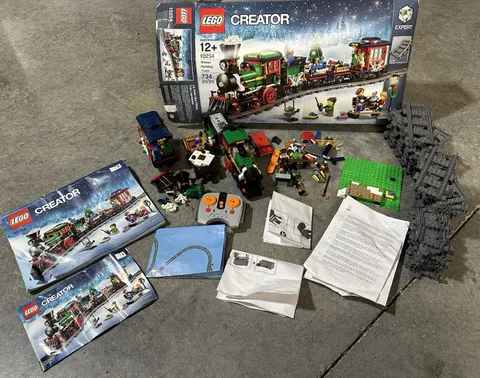 LEGO CREATOR: Winter Holiday Train (10254)-pre owned, partially built, open box