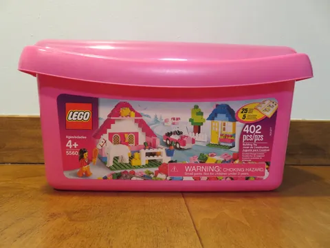 LEGO 5560 Pink Plastic Storage Bin ONLY, Used, Great Condition