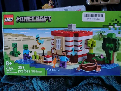 LEGO Minecraft The TNT Jungle House 21275 Building Set 287pcs 2024 NIB