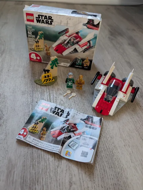 LEGO Star Wars: Rebel A-Wing Starfighter (75247), Complete w/minifigs & manual
