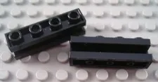 New LEGO Lot of 2 Black 1x4 Door Rail Brick Pieces from 9516 9467 3187