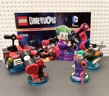Lego Dimensions Joker Harley Quinn Team Pack 71229 DC Comics Tested Complete