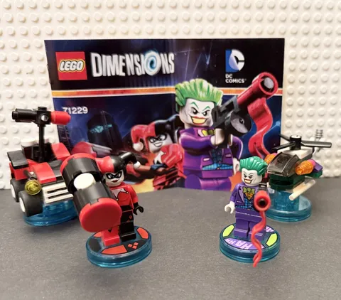 Lego Dimensions Joker Harley Quinn Team Pack 71229 DC Comics Tested Complete