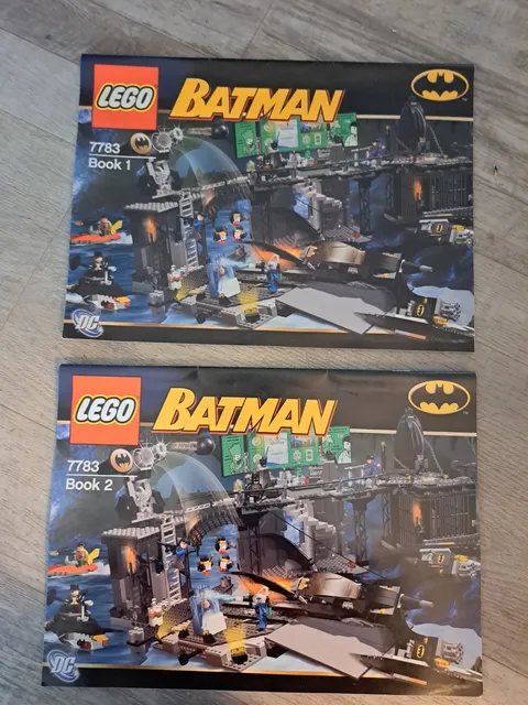 Lego Batman 7783 Instruction Books, 2 Books, Excellent Condition