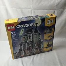 New Lego Creator 3 in 1 Haunted Mansion Train Ship 31167 Building Toy 736 pcs