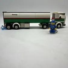 LEGO: City Tank Truck Set #3180 Incomplete With Minifgure No Manual/Box Used