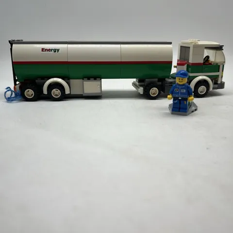 LEGO: City Tank Truck Set #3180 Incomplete With Minifgure No Manual/Box Used