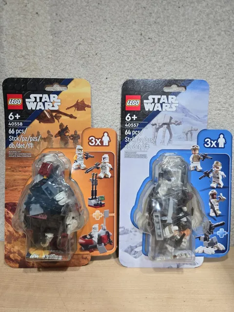 Lot LEGO Star Wars: Clone Trooper Command Station 40558 & 40557 Defense Of Hoth
