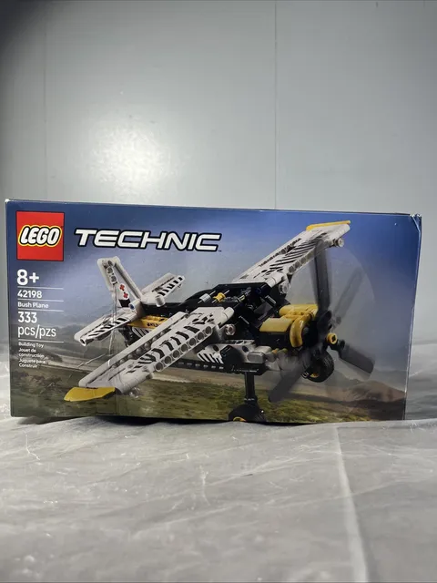 LEGO Technic 42198 Bush Plane 333 PCS 8+ - Box Damage - See Images