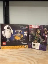 Lego Disney Icon Bundle 76297 Dancing Groot + 43279 Wall-E & Eve New Sealed