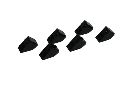 6 Lego® TRAIN Railway 9V RC Substructure Slope Inverted 2x1 BLACK