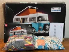 LEGO Volkswagen T2 Camper Van (10279) 99% Complete, Includes Instructions & Box
