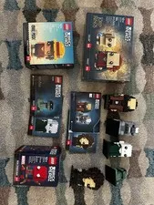 lego retired = brickheads lot new and used with manuals good condition