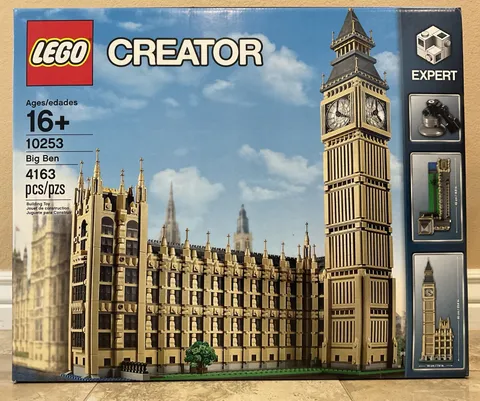 LEGO Creator Expert 10253: Big Ben 4163 Piece / Brand New Sealed Package Box