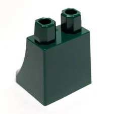 Lego - Minifigure Legs - Skirt / Dress, Dark Green