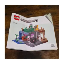 LEGO Minecraft 21189 The Skeleton Dungeon Instruction Manual Booklet