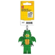 LEGO Iconic Dragon Suit Girl Minifigure Key Light LED Lite - light Green