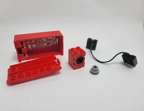 LEGO Micro motor, battery box and cable kit 2986c01