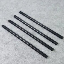 LEGO 3708 Technic Axle 12L Black x4 Genuine