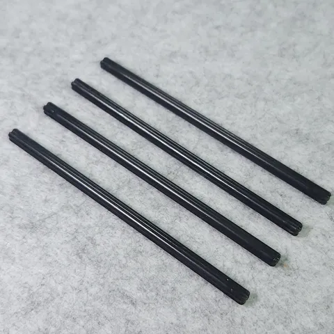 LEGO 3708 Technic Axle 12L Black x4 Genuine