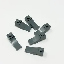 70681 LEGO Parts Arch 1x3 Inverted DARK BLUISH GRAY (6)
