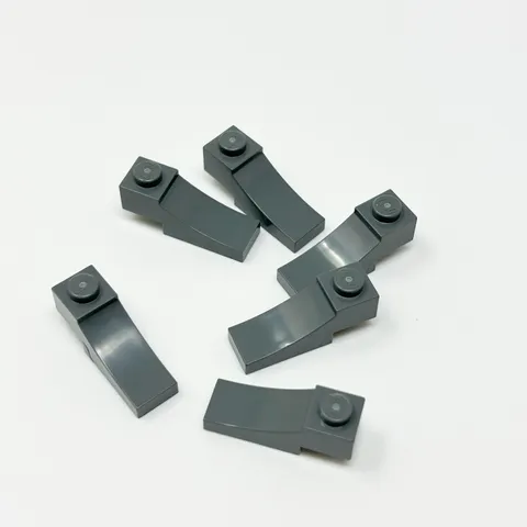 70681 LEGO Parts Arch 1x3 Inverted DARK BLUISH GRAY (6)