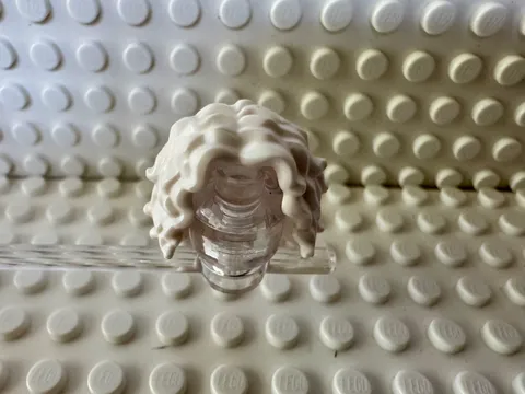 LEGO Minifigure, Hair Long Tousled with Center Part 20595