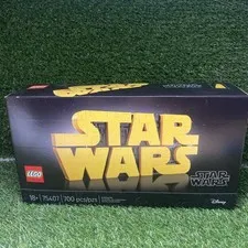 LEGO® Star Wars™ Brick-Built Star Wars Logo 75407 New in Box- 700 Pcs, 18+