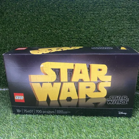 LEGO® Star Wars™ Brick-Built Star Wars Logo 75407 New in Box- 700 Pcs, 18+