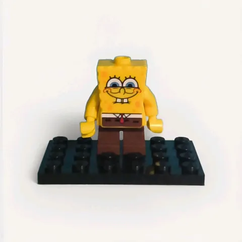 Lego Minifigure SpongeBob - Smile with Squint 