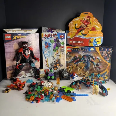LEGO Bulk Lot Marvel Spider-Man Miles Morales NINJAGO Eternals w/ Boxes