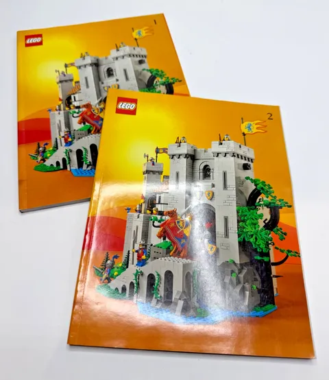 LEGO 10305 Lion Knights' Castle Instruction Manuals 1 & 2 ONLY Retired Set
