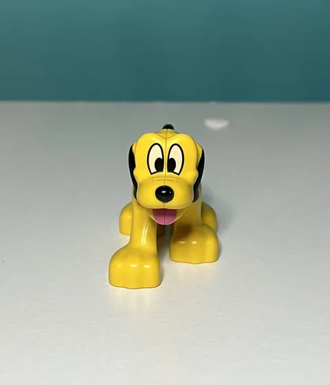 Lego Duplo Disney Pluto Yellow Dog Figure Retired