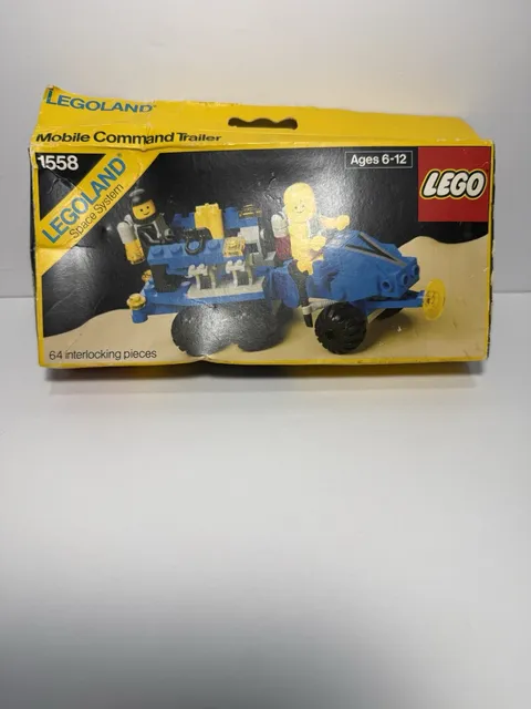 LEGO Vintage 1558 Mobile Command Trailer Classic Space 1986 | SEALED |