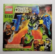 Lego Power Miners 8189 Magna Mech Instruction Manual ONLY 