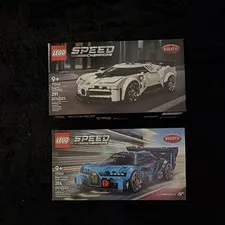 LEGO Speed Champions Bugatti Empty Box Bundle- Centidieci & Vision GT (BOX ONLY)